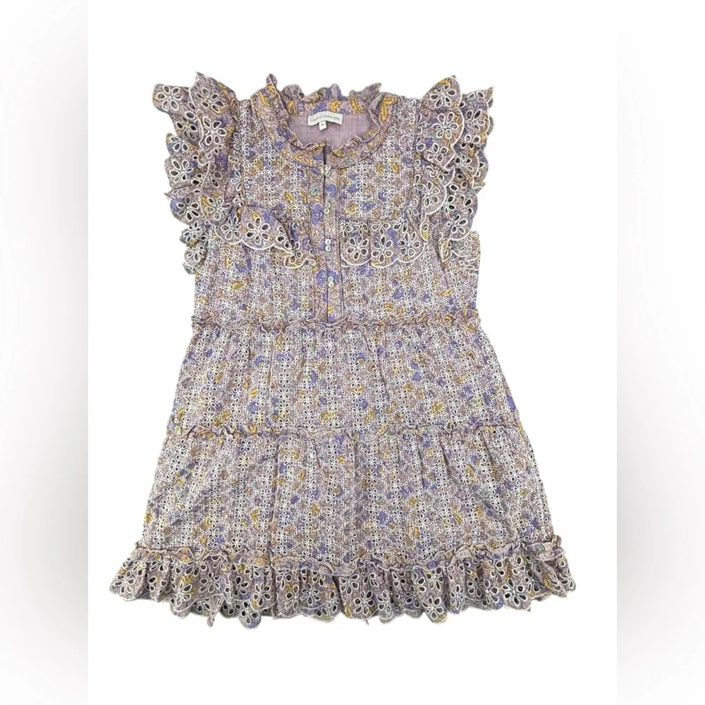 House of Harlow 1960 | Lined Floral Eyelet Dress | Medium | Like‎ New!!!